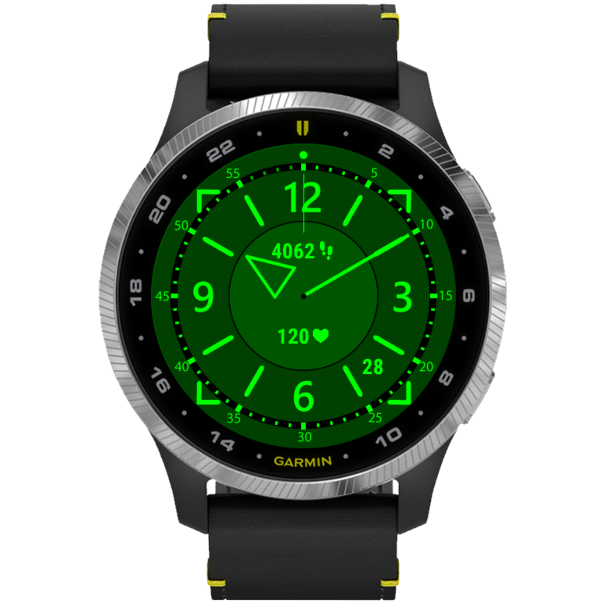 HUD Pilot Jet Fighter Watch Face for Garmin